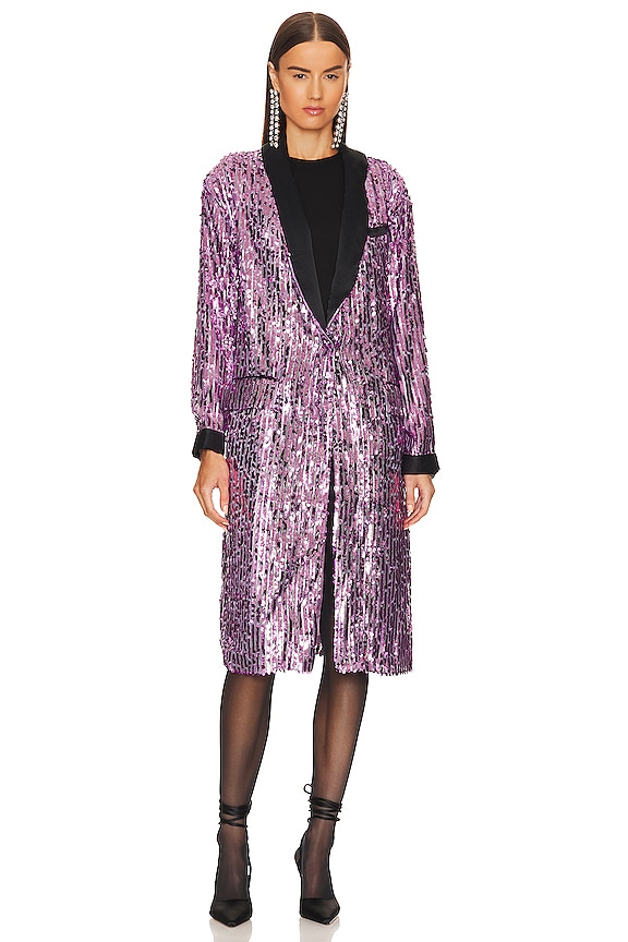 view 2 of 4 GUARDAPOLVO FREE PEOPLE ELLA in Orchid Dust Combo