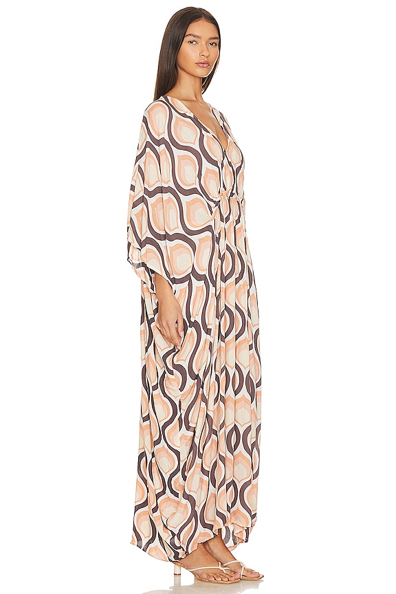 view 2 of 3 X Intimately FP Groovy Baby Maxi Kimono in Pink Sand