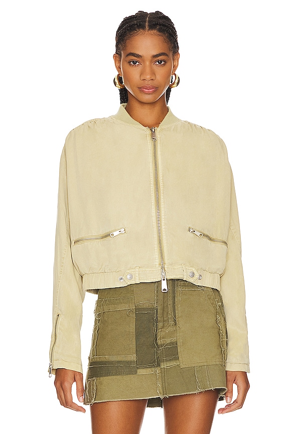 view 2 of 5 CAZADORA FREE PEOPLE KNOCK OUT SIREN in Tidal Foam