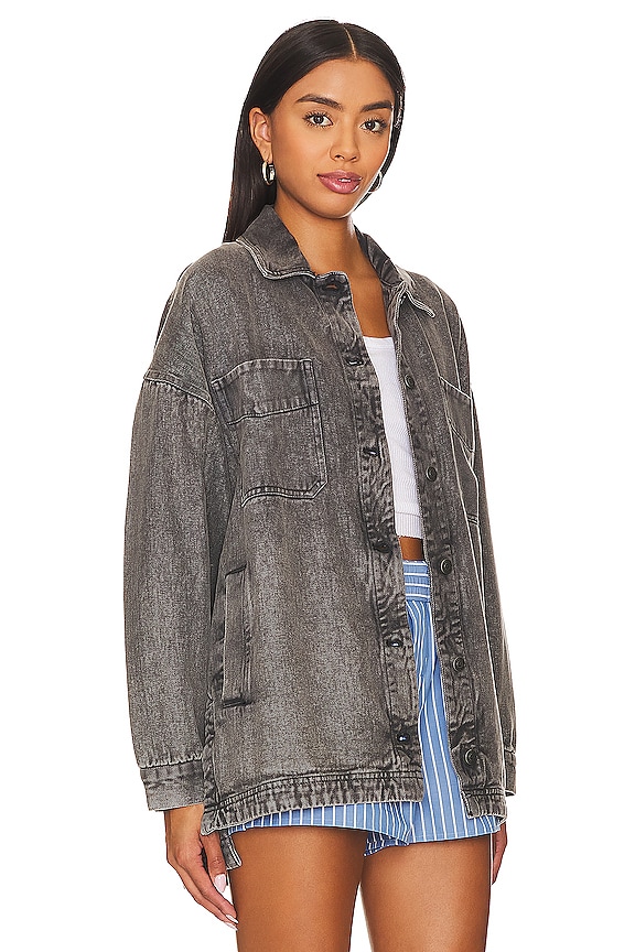 view 2 of 4 CHAQUETA WE THE FREE MADISON CITY in Washed Black