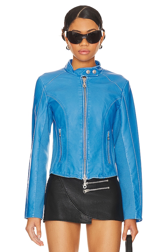 view 2 of 5 CHAQUETA DE MOTO DE IMITACIÓN WE THE FREE MAX in Super Sonic