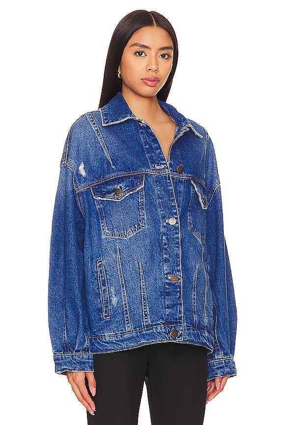 view 2 of 4 x We The Free All In Denim Jacket in Touch The Sky
