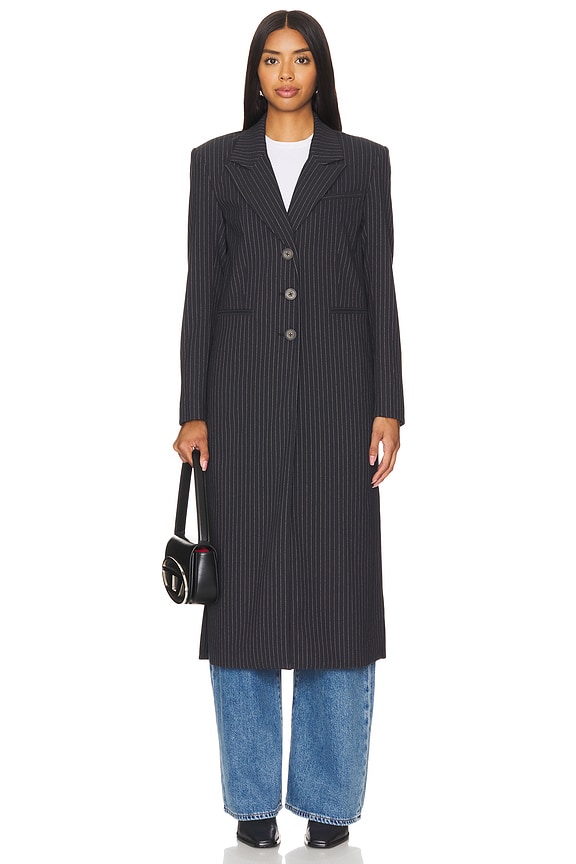 view 2 of 5 MANTEAU LARGE FREE PEOPLE HAILEY in Black Combo