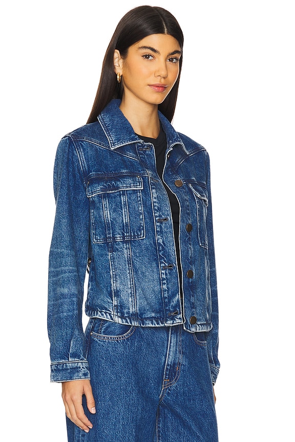 view 2 of 4 x We The Free Jade Denim Jacket in High Dive