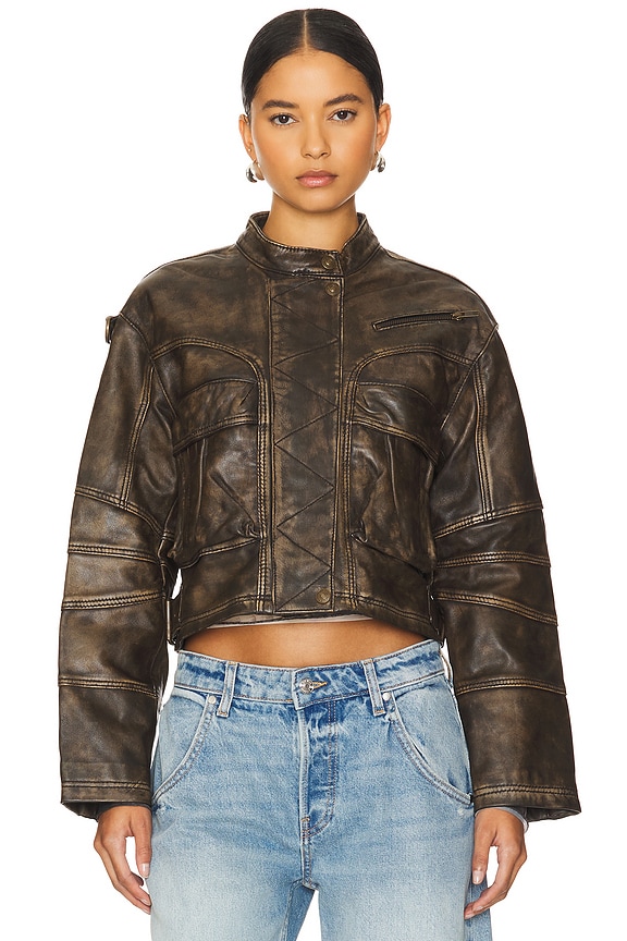 view 2 of 5 x We The Free Adrienne Jacket in Brownie