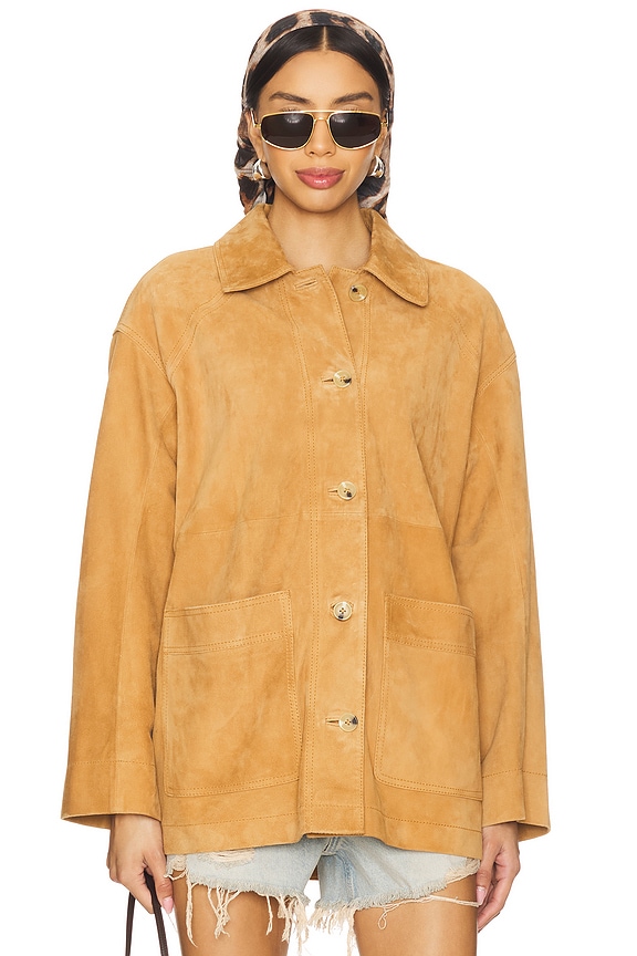 view 2 of 5 WE THE FREE ANNALISE スエードジャケット in Chestnut