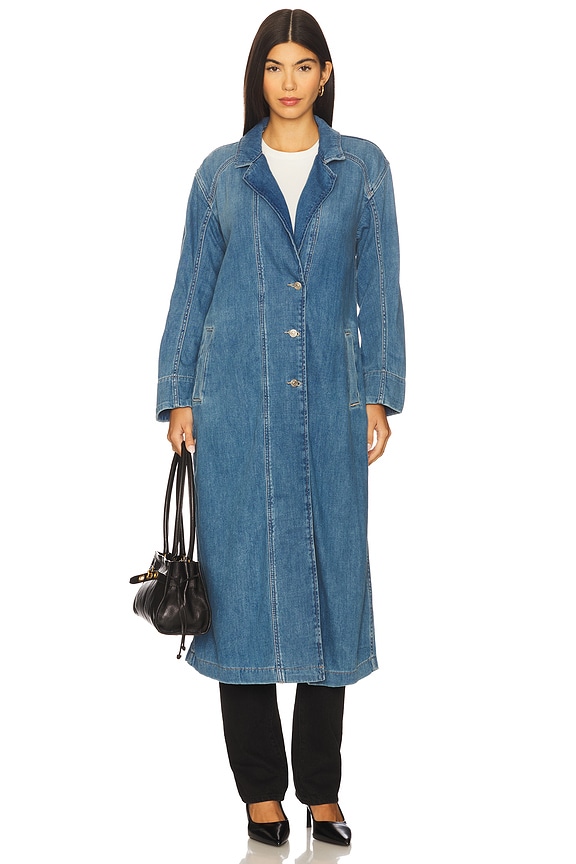 view 2 of 4 MONIQUE 인디고 더스터 in Sunlight Blue