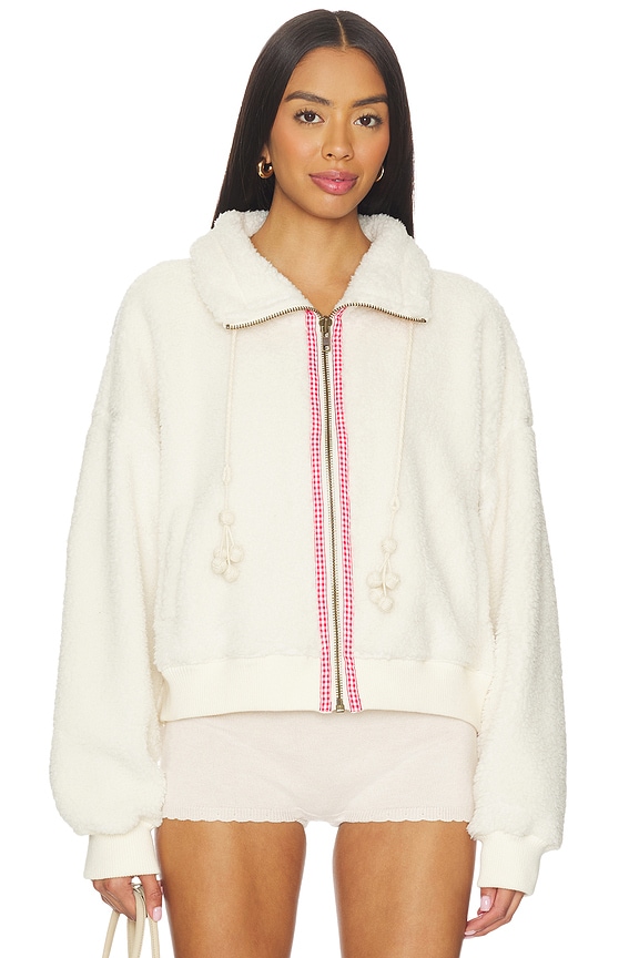 view 2 of 5 Alpine Sherpa Cardi in White Swan