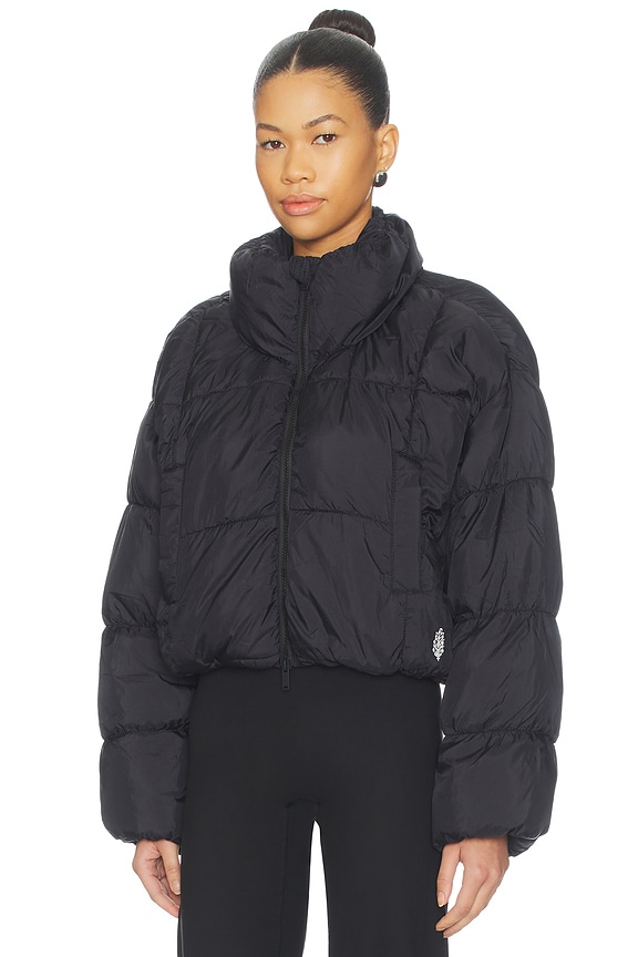 view 2 of 4 In A Bubble Puffer Jacket in Black