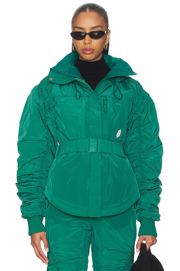 view 1 of 5 Lift Laugh Love Ski Jacket in Green Glow