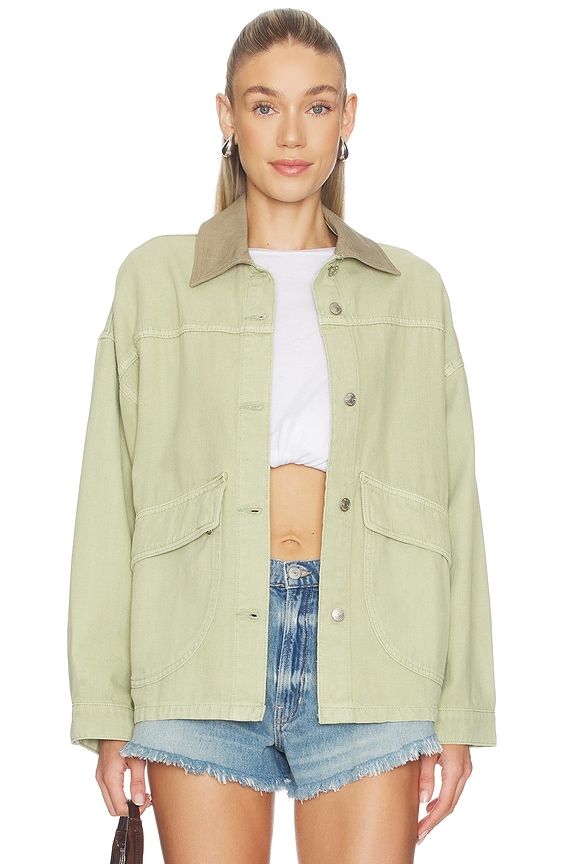 view 1 of 5 BLOUSON LEMON DENIM in Washed Sage