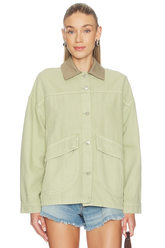 view 2 of 5 BLOUSON LEMON DENIM in Washed Sage