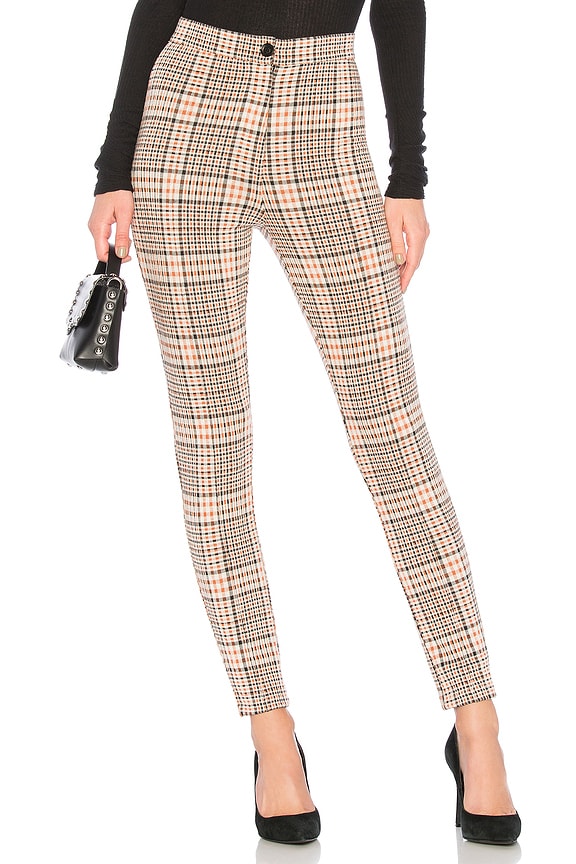 view 1 of 4 Carnaby Plaid Pant in Orange Combo