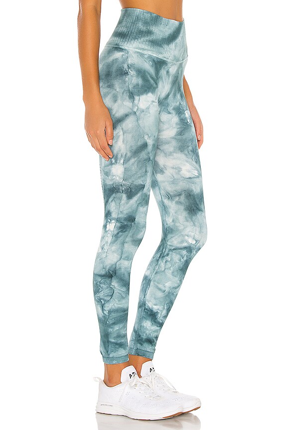 view 2 of 4 X FP Movement Good Karma Tie Dye Legging in Ozark Mist