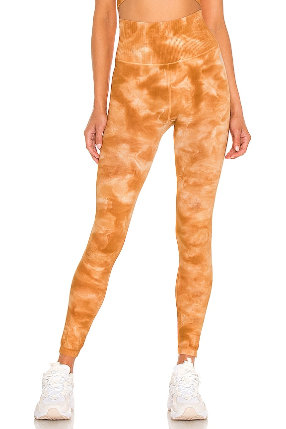 view 1 of 4 X FP Movement Good Karma Tie Dye Legging in Burnt Topaz