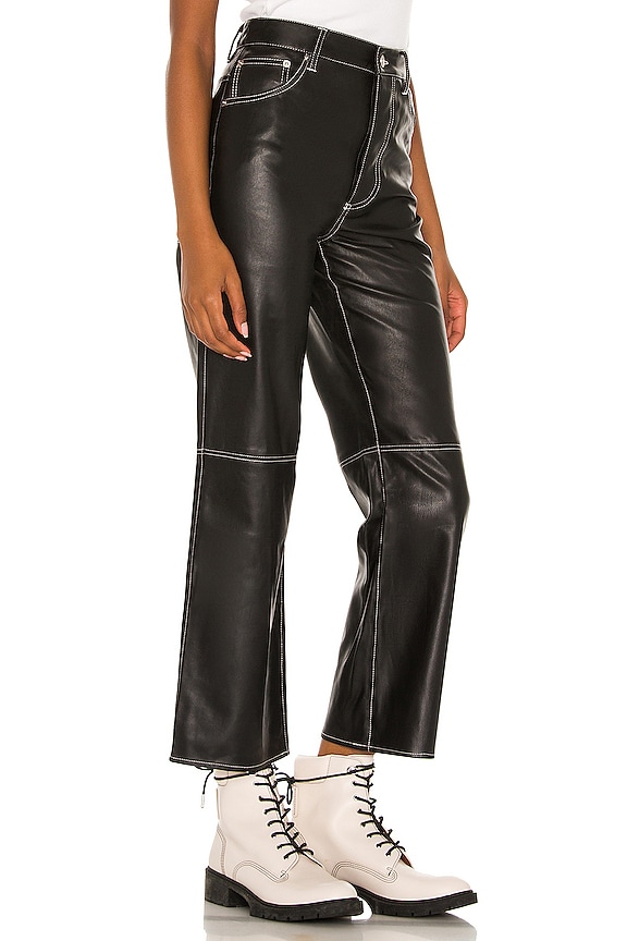 view 2 of 4 The It Factor Vegan Leather Pant in Mystic