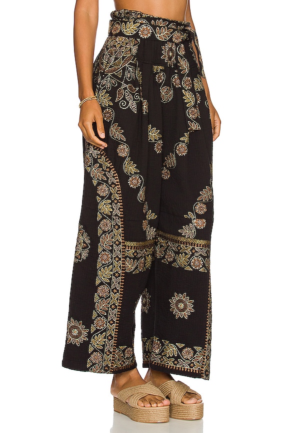 view 2 of 4 PANTALON FREE PEOPLE SAMARA in Black Combo