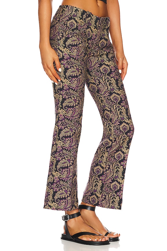 view 2 of 4 Walker Relaxed Jacquard Pant in Black Combo
