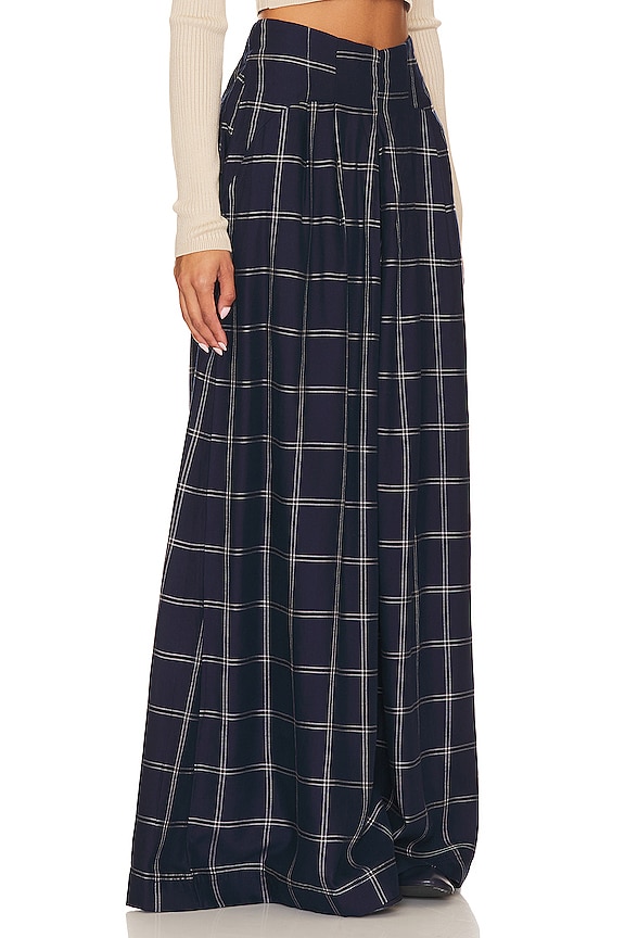 view 2 of 4 FREE PEOPLE DANCE AT DUSK WIDE LEG 팬츠 in Navy Combo