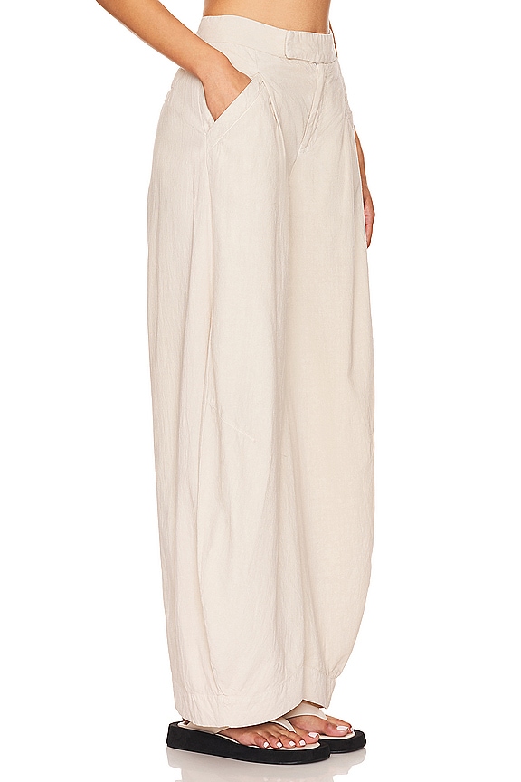 view 2 of 4 Tegan Washed Barrel Trouser in Washed Out