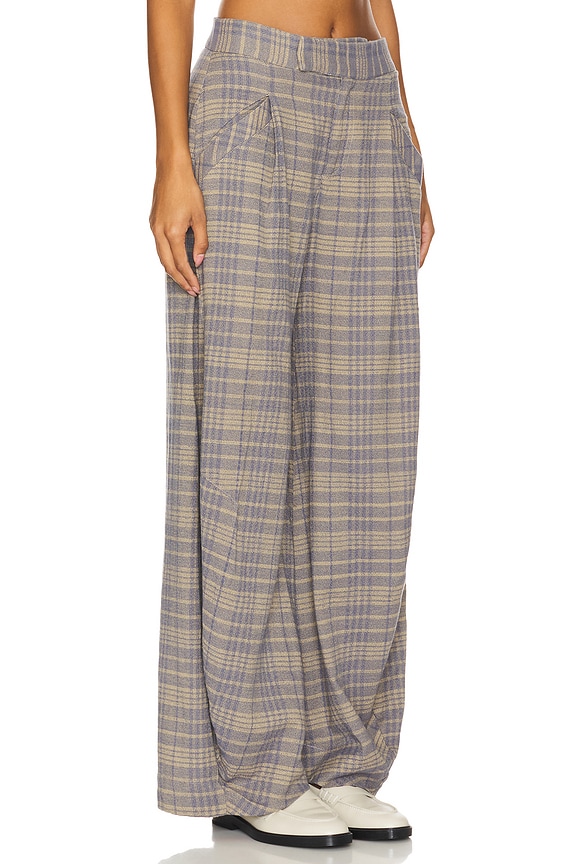 view 2 of 6 FREE PEOPLE TEGAN 바지 in Blue Grey