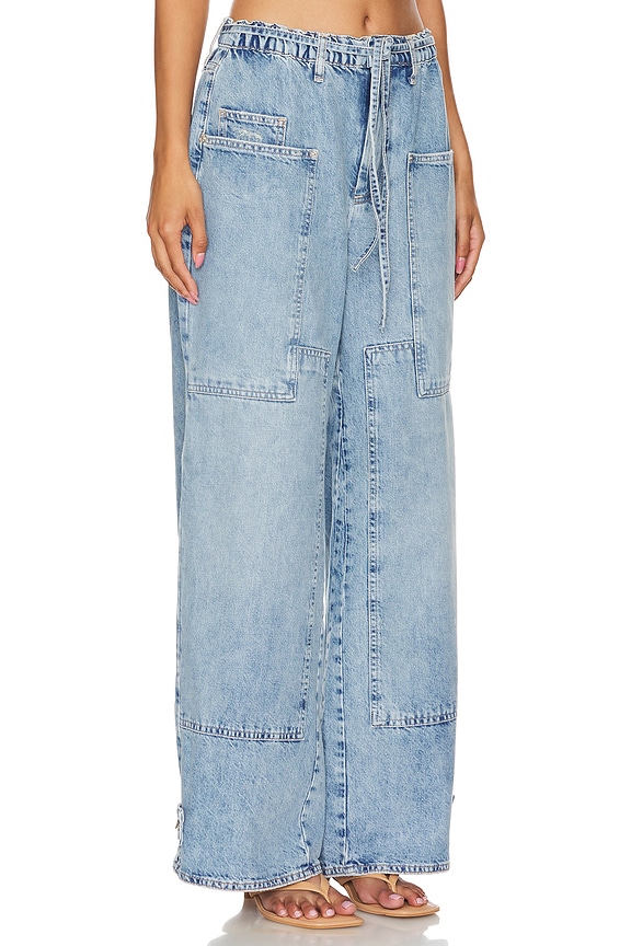 view 2 of 4 x We The Free Curvy Outlaw Wide Leg Pants in Drizzle