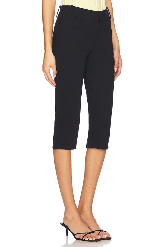 view 2 of 6 CAPRI SUPERDELGADO FREE PEOPLE BETTE in Black