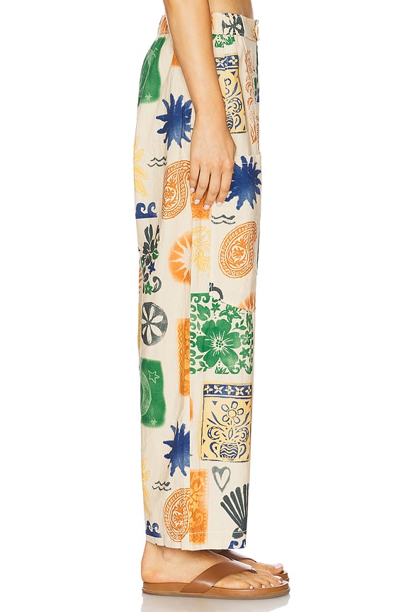 view 2 of 6 FREE PEOPLE SEASIDE 바지를 당겨 in Ivory Combo & Summer