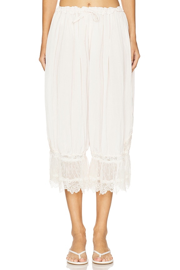 view 2 of 7 PANTALON FOREVER YOUNG in White Alyssum