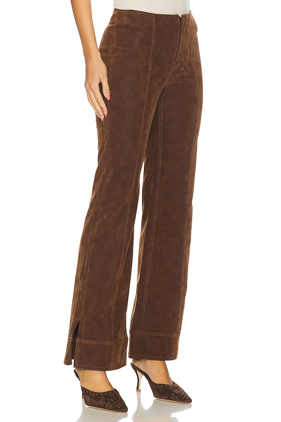 view 2 of 6 PANTALÓN DE GAMUZA GLOW UP in Shaved Chocolate