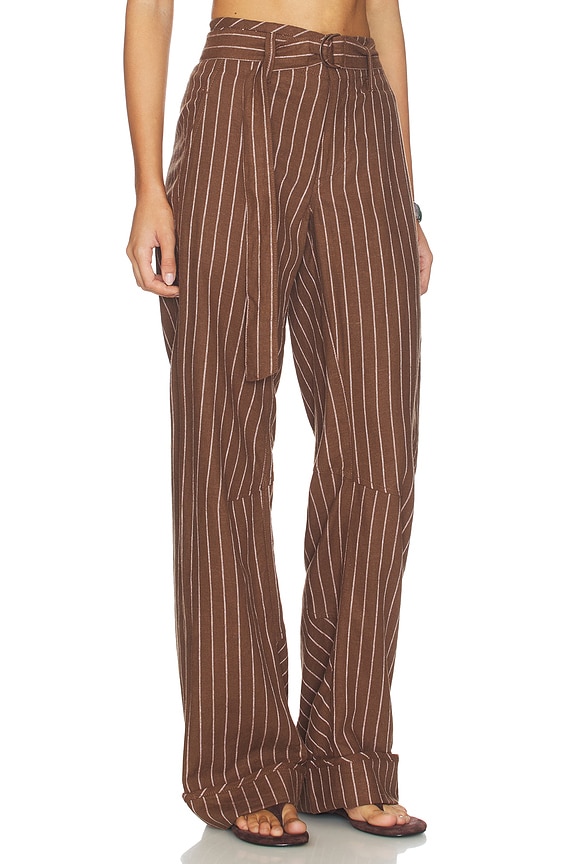 view 2 of 6 PANTALÓN RAISE THE STAKES in Brown