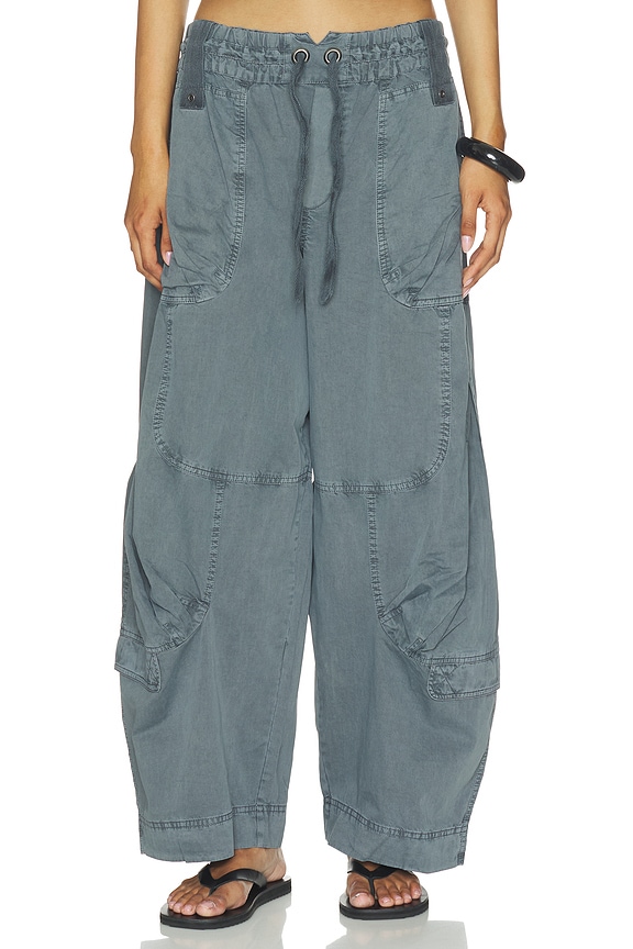 view 1 of 6 PANTALONES PARACHUTE ONSET in Steel