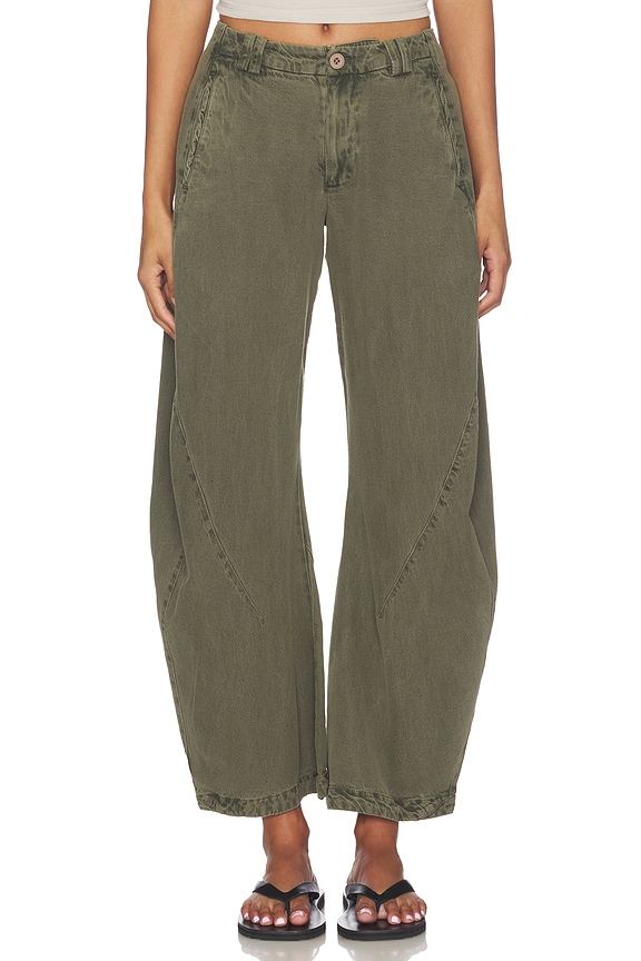 view 1 of 6 Spotlight Washed Trouser in Dusty Olive