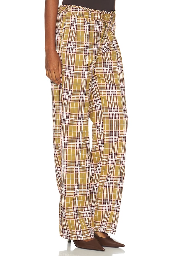 view 2 of 6 PANTALÓN CON TRABILLA CEÑIDO SET ON YOU in Aged Gold Combo