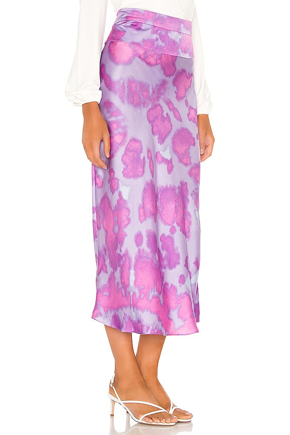 view 2 of 4 Normani Bias Skirt in Blue