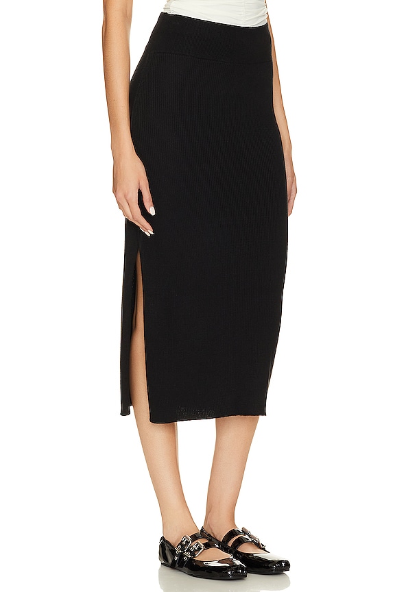 view 2 of 4 Golden Hour Midi Skirt in Black