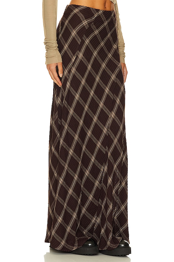 view 2 of 4 FALDA FREE PEOPLE VINTAGE CRUSH in Brown Combo