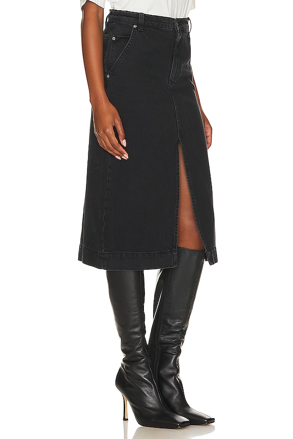 view 2 of 4 FREE PEOPLE WILD ROSES 스커트 in Black