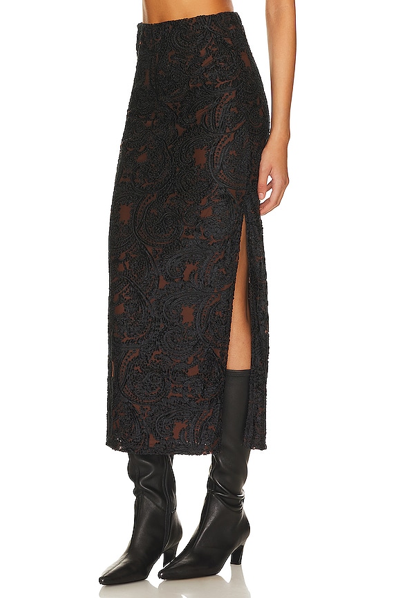 view 2 of 4 FREE PEOPLE ROSALIE スカート in Black