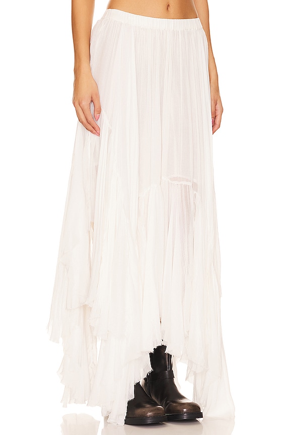 view 2 of 4 FALDA MAXI FREE PEOPLE CLOVER in White