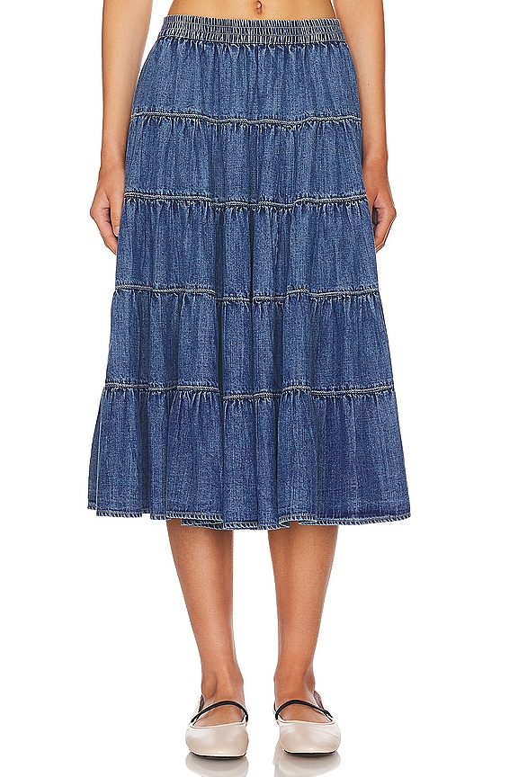 view 2 of 5 ШАМБРЕ FREE PEOPLE FULL SWING in Cool Blue