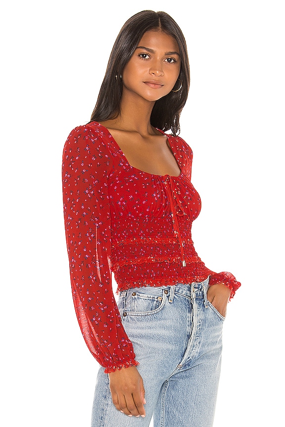 view 2 of 4 Lolita Top in Red