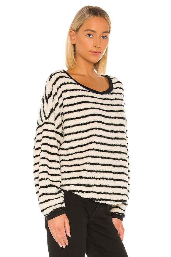 view 2 of 4 Breton Striped Pullover in Black