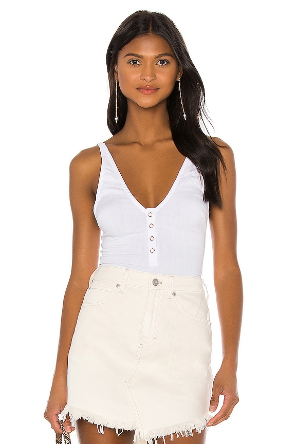 view 1 of 6 Larissa Bodysuit in White