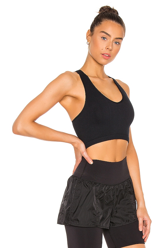 view 2 of 5 X FP Movement Free Throw Crop Top in Black
