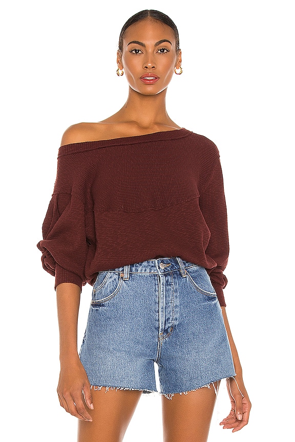 view 1 of 4 OG Long Sleeve Tee in Cherry Cola