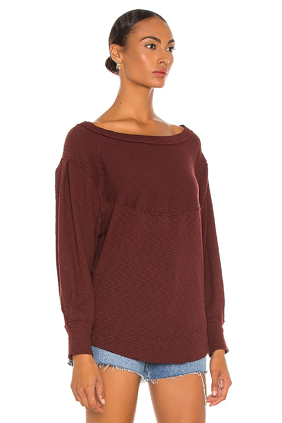 view 2 of 4 OG Long Sleeve Tee in Cherry Cola