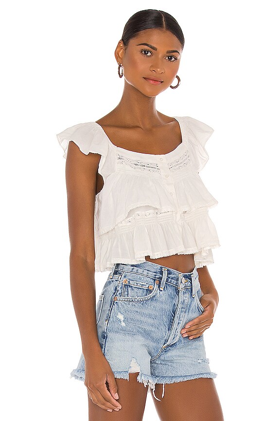 view 2 of 4 Sunny Days Ahead Top in Ivory