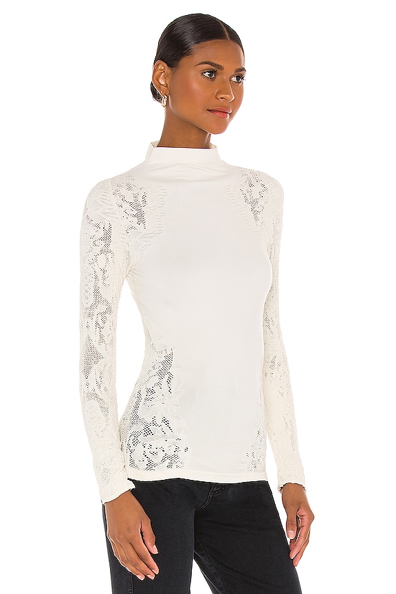 view 2 of 4 No Turning Back Top in Ivory