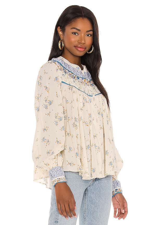 view 2 of 4 Paloma Printed Blouse in Tea Combo